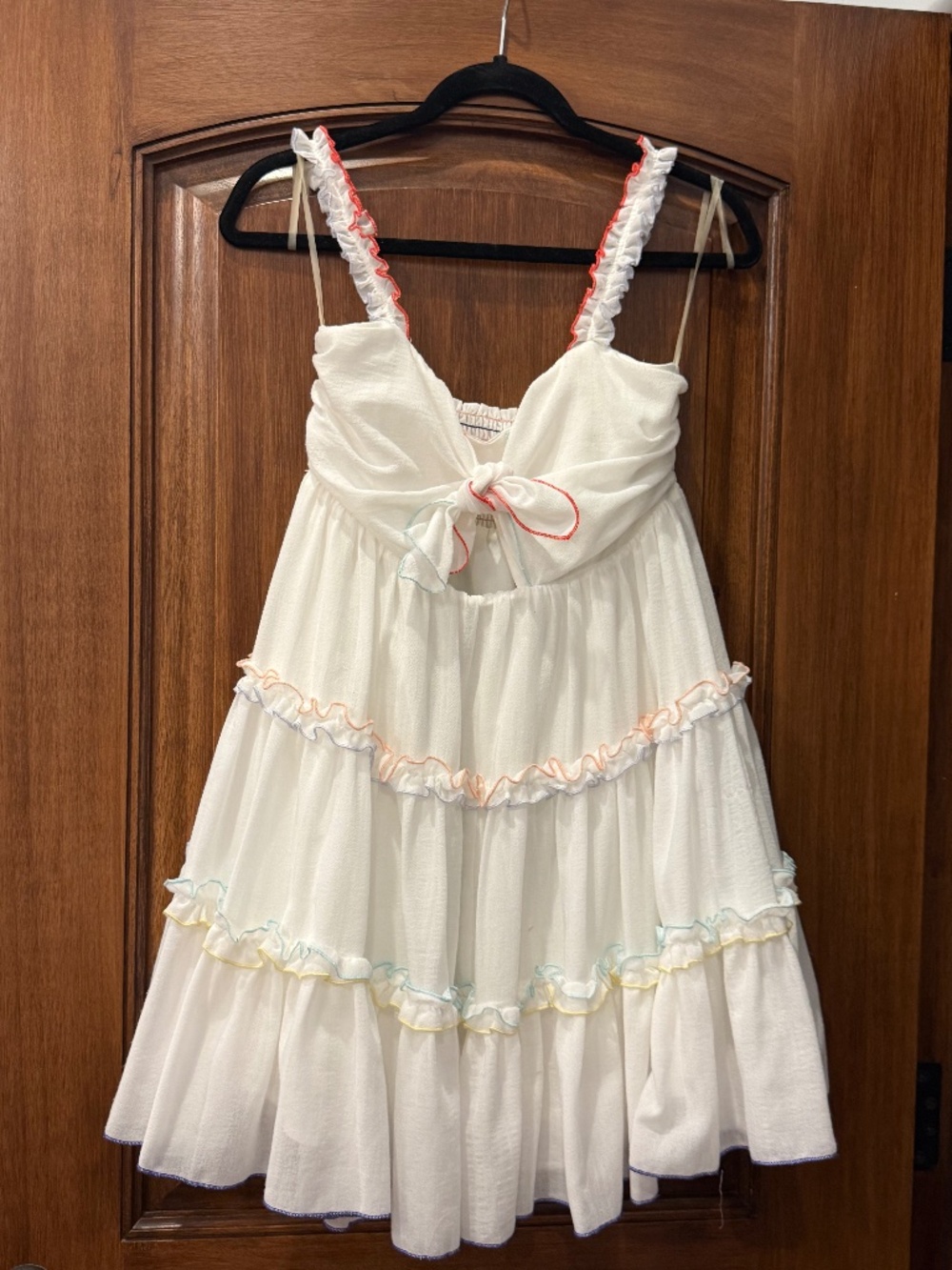 Red Carter White summer dress